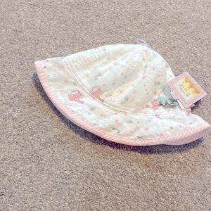 NWT Baby Bucket Hat - Girls Bunnies by the Bay